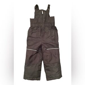 Swiss Tech Snow Bibs Size 3T Black Unisex Sledding Ski Winter Cozy Warm Ride EUC